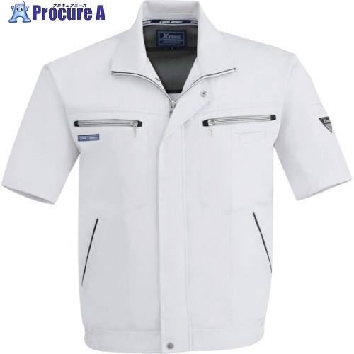 ジーベック 半袖ブルゾン9651-206-4L 9651-206-4L 1着 ■▼861-8214【代引決済不可】【送料都度見積】