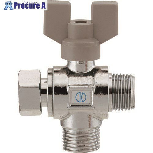 KAKUDAI 三方ボールバルブ 650-225-13 1個 ■▼197-8632【代引決済不可】【送料都度見積】