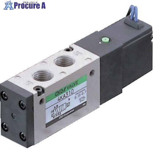 CKD 4Kシリーズパイロット式5ポート弁セレックスバルブ 4KA110-M5-B-DC24V 1個 ■▼580-7212【代引決済不可】【送料都度見積】