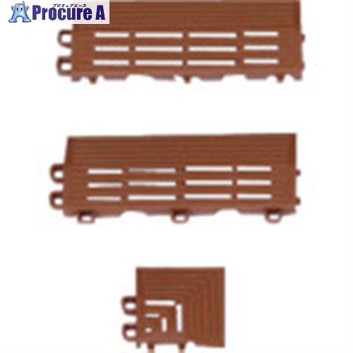 ミヅシマ ネパックマット 中フチ＋ 60×150mm ブラウン 421-019 BR 1個 ■▼802-0276【代引決済不可】【送料都度見積】