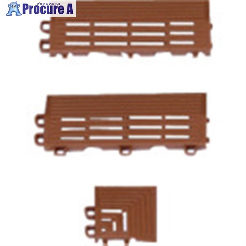 ミヅシマ ネパックマット 中フチ- 60×150mm ブラウン 421-020 BR 1個 ■▼802-0277【代引決済不可】【送料都度見積】