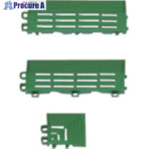 ミヅシマ ネパックマット 中フチ- 60×150mm 緑 421-011 GN 1個 ■▼802-0366【代引決済不可】【送料都度見積】