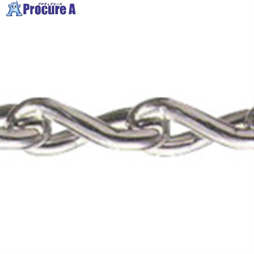 水本 ステンレス ツイストリンクチェーン 30m 線径6mm 6T-B 1本 ■▼849-0229【代引決済不可】※車上渡し