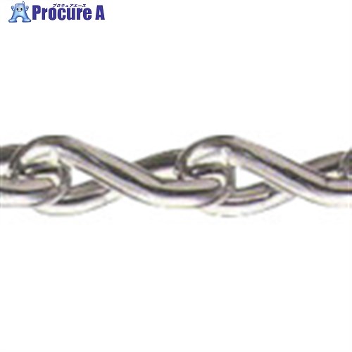 水本 ステンレス ツイストリンクチェーン 30m 線径8mm 8T-B 1本 ■▼849-0233【代引決済不可】※車上渡し