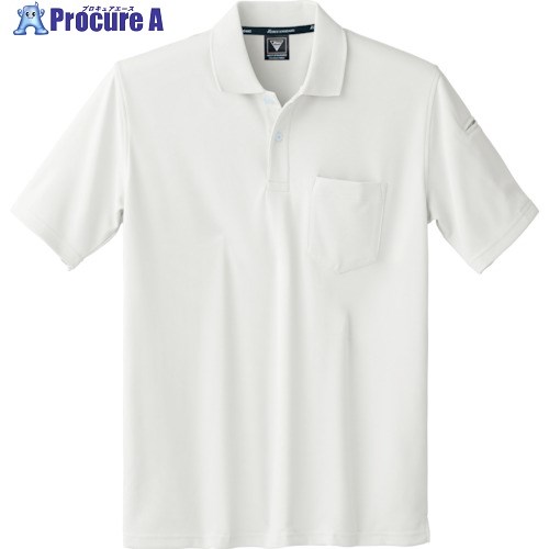 XEBEC 静電半袖ポロシャツ6010-32-4L シロ 6010-32-4L 1着 ■▼861-5743 【送料都度見積】
