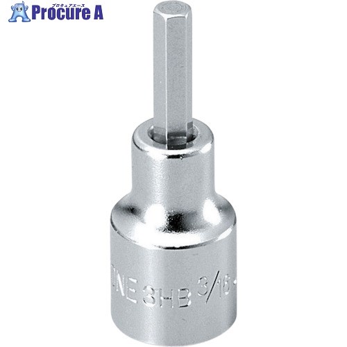 TONE ヘキサゴンソケット 差込角9.5mm 対辺寸法5/32インチ 3HB-05HP 1個 ■▼864-2192【代引決済不可】【..
