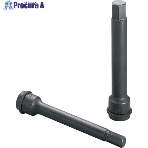 TONE インパクト用ロングヘキサゴンソケット 対辺寸法8mm 全長150mm 4AH-08L-HP 1個 ■▼864-2326 【送料都度見積】 ●YA513