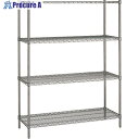 エレクター エレクターシェルフ スーパーシリーズ AS1820・P1390W-4 1台 ■▼146-3883【代引決済不可】【送料都度見積】