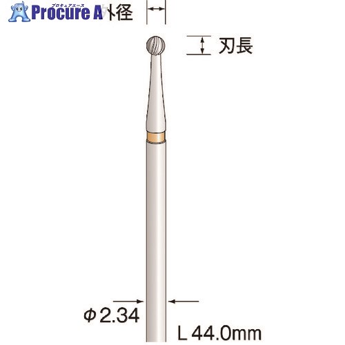 ミニモ 超硬カッター スパイラルカット φ1.7 BC1755 1本 ■▼167-4490【代引決済不可】【送料都度見積】