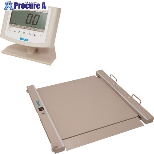 YAMATO バリアフリー体重計 DP-7500PW-S (検定品) DP-7500PW-S 1台 ■▼253-9358