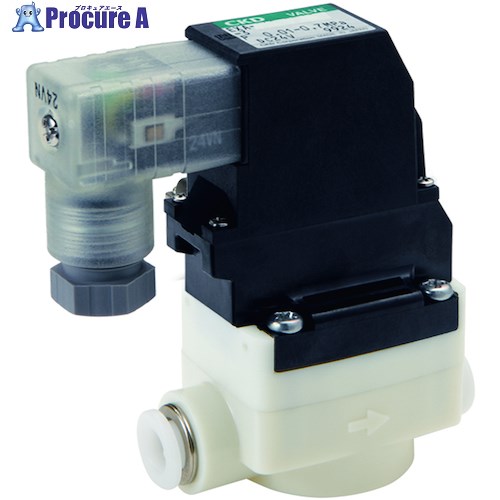 CKD 圧縮空気用パイロット式2ポート電磁弁 EXA-C10-02HS-3 1個 ■▼453-4027【代引決済不可】【送料都度見積】