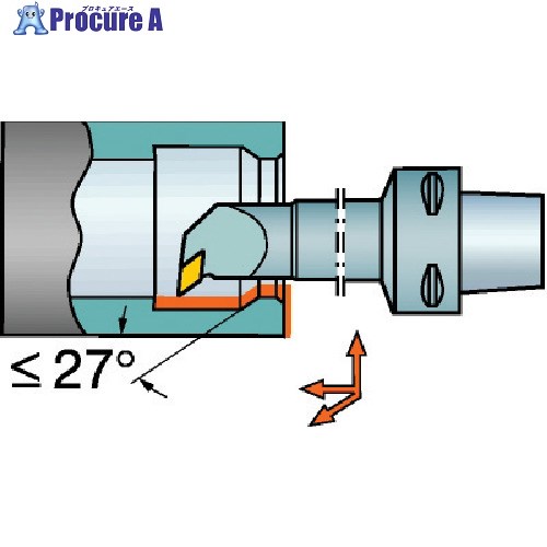 SANDVIK コロマントキャプト コロターン107用カッティングヘッド(410) C5-SDUCL-17090-11 (410) 1個 ■▼567-8919 【送料都度見積】 ●KO521(4)
