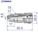 ナック スリーブロック式ワンタッチカップリング AT型 鉄スリーブ CAT22SAL 1個 ■▼838-5506【代引決済不可】【送料都度見積】