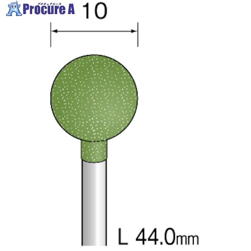 Minimo 研磨用ゴム砥石 WA ミディアム#120 φ10 (10本入) DB3132 1袋 ■▼852-6922 【送料都度見積】
