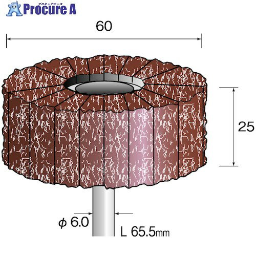 Minimo クッションサンダー 放射#320 Φ60 EA5323 1本 ■▼853-0089【代引決済不可】【送料都度見積】