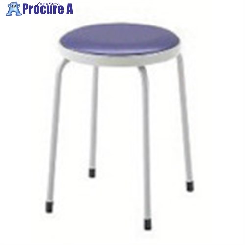 ノーリツ 丸イス ダークブルー T-690B-DBL 1脚 ■▼113-2691【代引決済不可】【送料都度見積】