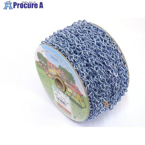 ニッサチェイン ユニクロ鉄Sジャック 30m巻 R-IJ116-UC 1巻 ■▼127-4026 【送料都度見積】