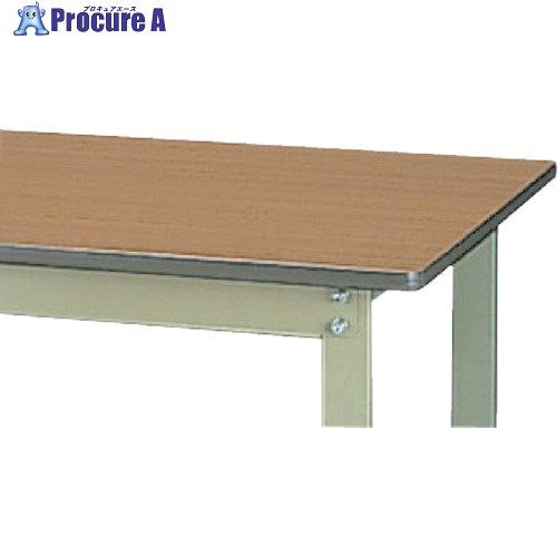 ヤマテック 中量作業台 ワークテーブル800シリーズ 固定式 W1800×D900×H900mm 木目柄/ヤマテックグリーン SVMH-1890-MG 1台 ■▼132-6052