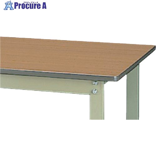 ヤマテック ワークテーブル300シリーズ 固定式 中間棚・全面棚板付 ポリエステル天板 W900×D600×H900mm 木目柄/ヤマテックグリーン SWPH-960TTS2-MG 1台 ■▼132-7629【代引決済不可】