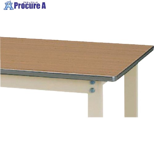 ヤマテック 中量作業台 ワークテーブル500シリーズ 固定式 メラミン天板 W1800×D750×H740mm 木目柄/ヤマテックアイボリー SJM-1875-MI 1台 ■▼139-8496(4)