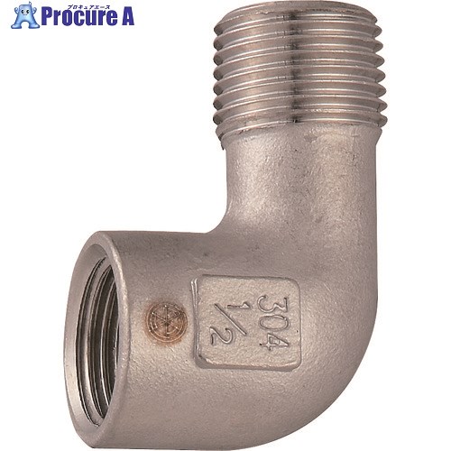 SANEI ステンレスストリートエルボ TS720B-25 1個 ■▼144-0185【代引決済不可】【送料都度見積】