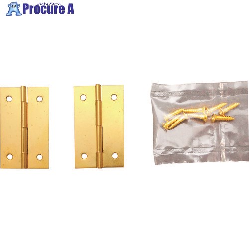 WAKI 真鍮丁番 VE‐061 38mm VE-061 1袋 ■▼147-3051【代引決済不可】【送料都度見積】