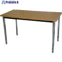 TOKIO ミーティングテーブル 角脚 1200×600mm チーク チーク TD-1260K T 1台 ■▼147-8818 【送料都度見積】※車上渡し