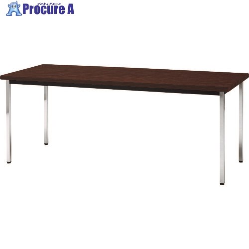 TOKIO ミーティングテーブル 角脚 1800×750mm ローズ ローズ TD-1875K RO 1台 ■▼148-1902 【送料都度見積】※車上渡し