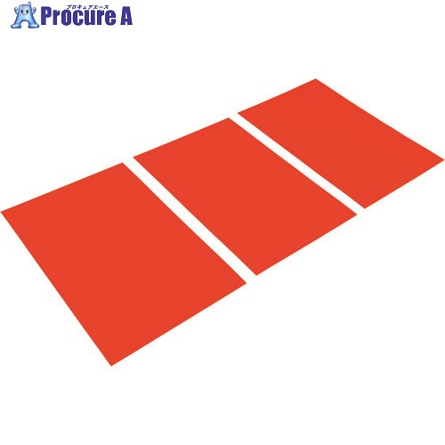 WAKI 安全反射シート 100mmX150mm 赤 3枚 WT-217 1パック ■▼179-8715 ※個人宅様送り不可