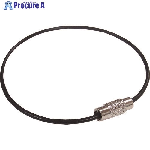 ニッサチェイン ビニコートキーワイヤー 黒 160mm 100個入り SKE-101V-BK 1箱 ■▼224-2079【代引決済不可】【送料都度見積】