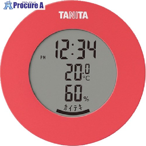 TANITA TANITA デジタル温湿度計 TT-585-PK TT585PK 1台 ■▼268-3258 【送料都度見積】