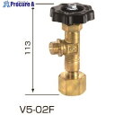 YAMATO 配管用 取出口バルブ V5-03F C2H2用 袋ナットタイプ V5-03F 1個 ■▼268-7850 【送料都度見積】