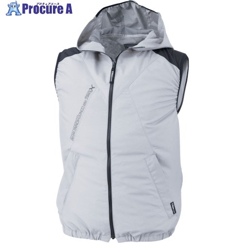 XEBEC 空調服遮熱ベスト(フード付き)XE98024-22-5L XE98024-22-5L 1着 ■▼337-1438【代引決済不可】【送料都度見積】