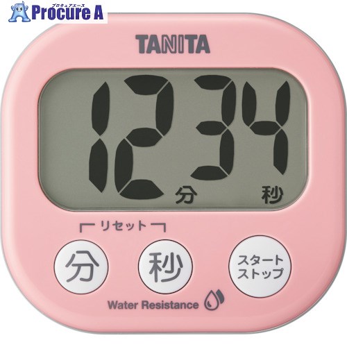 TANITA 洗えるでか見えタイマー TD-426-PK TD-426-PK 1個 ■▼337-4362 【送料都度見積】