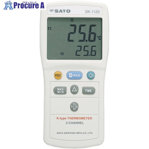 佐藤 デジタル温度計 SK-1120指示計のみ (8014-04) SK-1120 1台 ■▼805-1192 【送料都度見積】