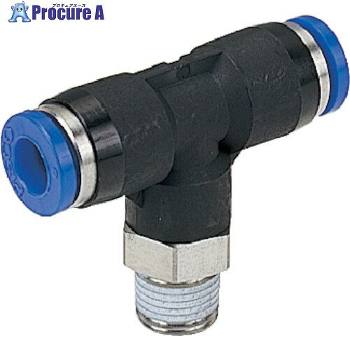 PISCO 耐腐蝕性SUS303相当継手 ティーチューブ10ネジR3/8 SPB10-03 1個 ■▼818-2025【代引決済不可】【送料都度見積】