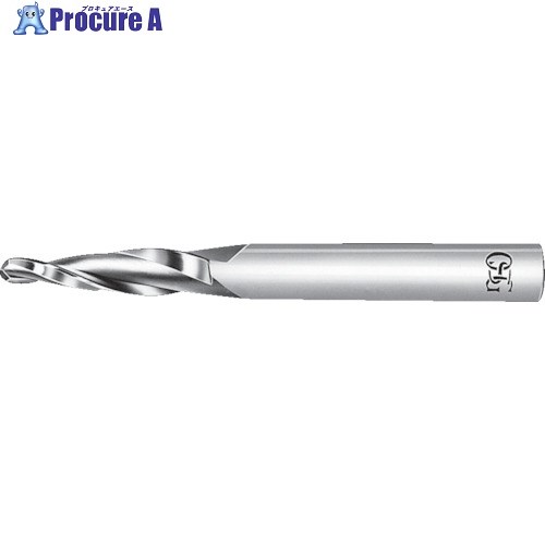 OSG エンドミル(2刃テーパー刃ボールエンドレギュラ形) 86318 TPBDRR6X1X102X45(86318) 1本 ■▼824-0524..