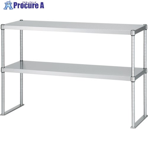 シンコー 上ベタ棚2段 間口1200mm ×1200×350 U2-12035 1台 ■▼828-2432 ※個人宅様送り不可