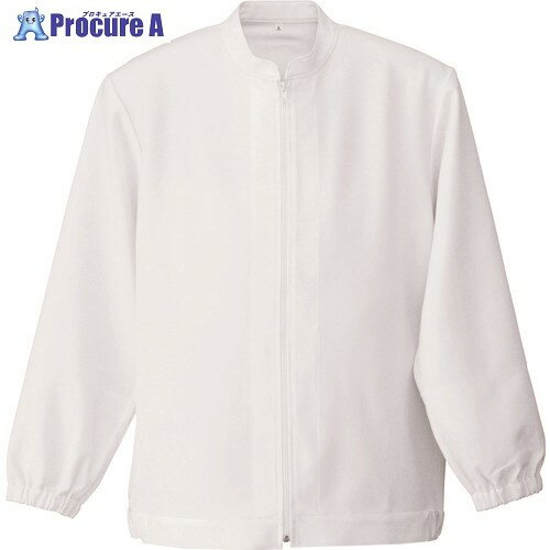 アイトス 衛生コート(男女兼用) ホワイト M HH2102-001-M 1着 ■▼144-0833 【送料都度見積】