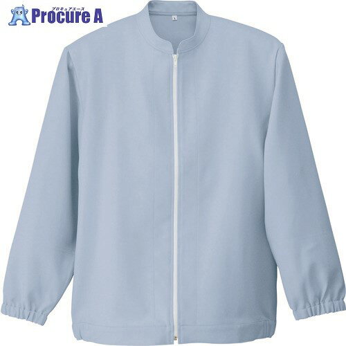 アイトス 衛生コート(男女兼用) サックス 4L HH2102-007-4L 1着 ■▼144-2370 【送料都度見積】