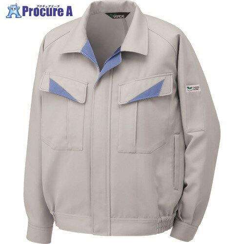 ミドリ安全 帯電防止 裏綿 ブルゾン シルバーグレー 4L G 621-UE-4L 1着 ■▼857-4031 ※個人宅様送り不可(4)