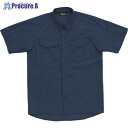 ミドリ安全 春夏 男女共用E/C半袖シャツ ネイビー 5L GS357-UE-5L 1着 ■▼857-4498 ※個人宅様送り不可