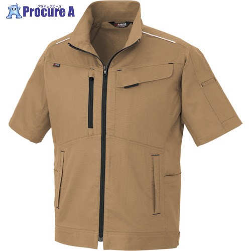 Other - アイトス ニュームービンカット 春夏半袖ブルゾン カーキ 3L AZ3332-025-3L 1着 ■▼389-9352 【送料都度見積】