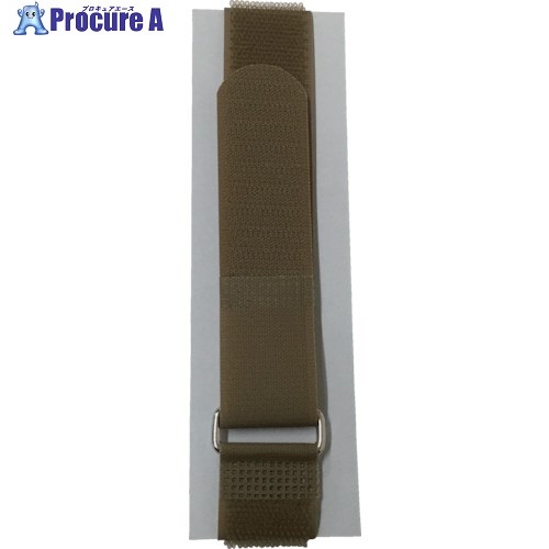 ユタカメイク マジックテープ 万能バンドゴム無し 25mm×40cm 環付 ベージュ G105 25X40(ベージュ) 10個 ■▼113-2325【代引決済不可】【送料都度見積】