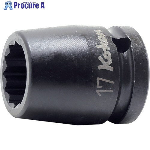 Ko-ken 12.7mm差込 インパクト12角ソケット 1.3/8 14405A-1.3/8 1個 ■▼119-9220 【送料都度見積】