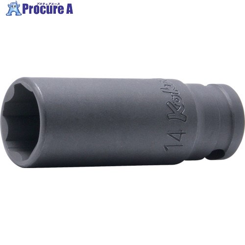 Ko-ken 9.5mm差込 12角サーフェイスディープソケット 13mm 23310M-13 1個 ■▼119-9228 【送料都度見積】