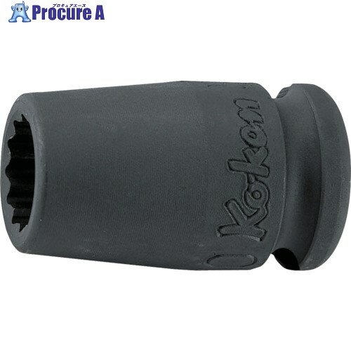Ko-ken 9.5mm差込 インパクト12角ソケット 7/16 13405A-7/16 1個 ■▼121-2022 【送料都度見積】
