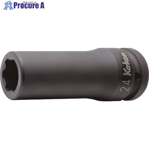 Ko-ken インパクトサーフェイスディープソケット 差込角19mm 対辺19mm 16310M-19 1個 ■▼121-6370 【送..