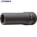 Ko-ken インパクトサーフェイスディープソケット 差込角19mm 対辺27mm 16310M-27 1個 ■▼121-6379 【送料都度見積】