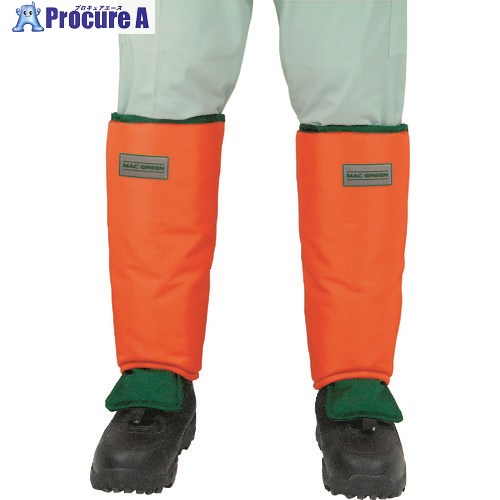 MAX ハイボーグ 刈払機作業用すねガード(チップソー対応) フリーサイズ MT571 1組 ■▼121-7985【代引決..